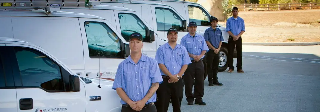 KIC Refrigeration crew ready for Mini Split Repair jobs across Springville